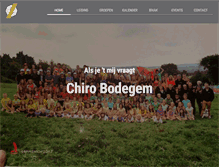Tablet Screenshot of chirobodegem.be